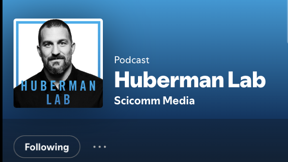 Huberman Lab Spotify thumbnail.
